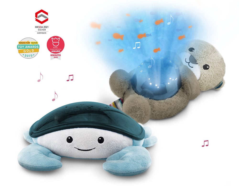 Cody and Otto Projector with moving projection and melodies